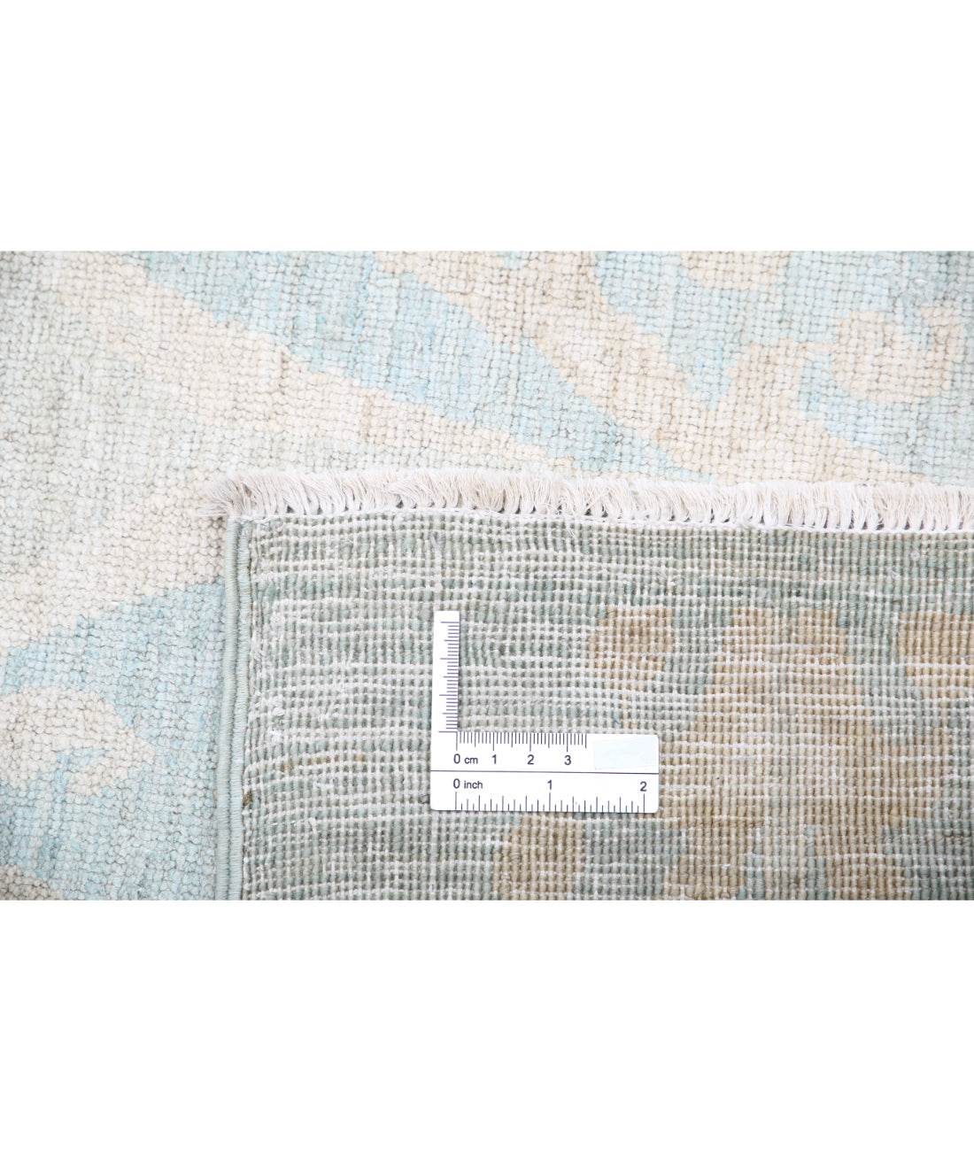 Artemix 11'4'' X 14'2'' Hand-Knotted Wool Rug 11'4'' x 14'2'' (340 X 425) / Blue / Blue