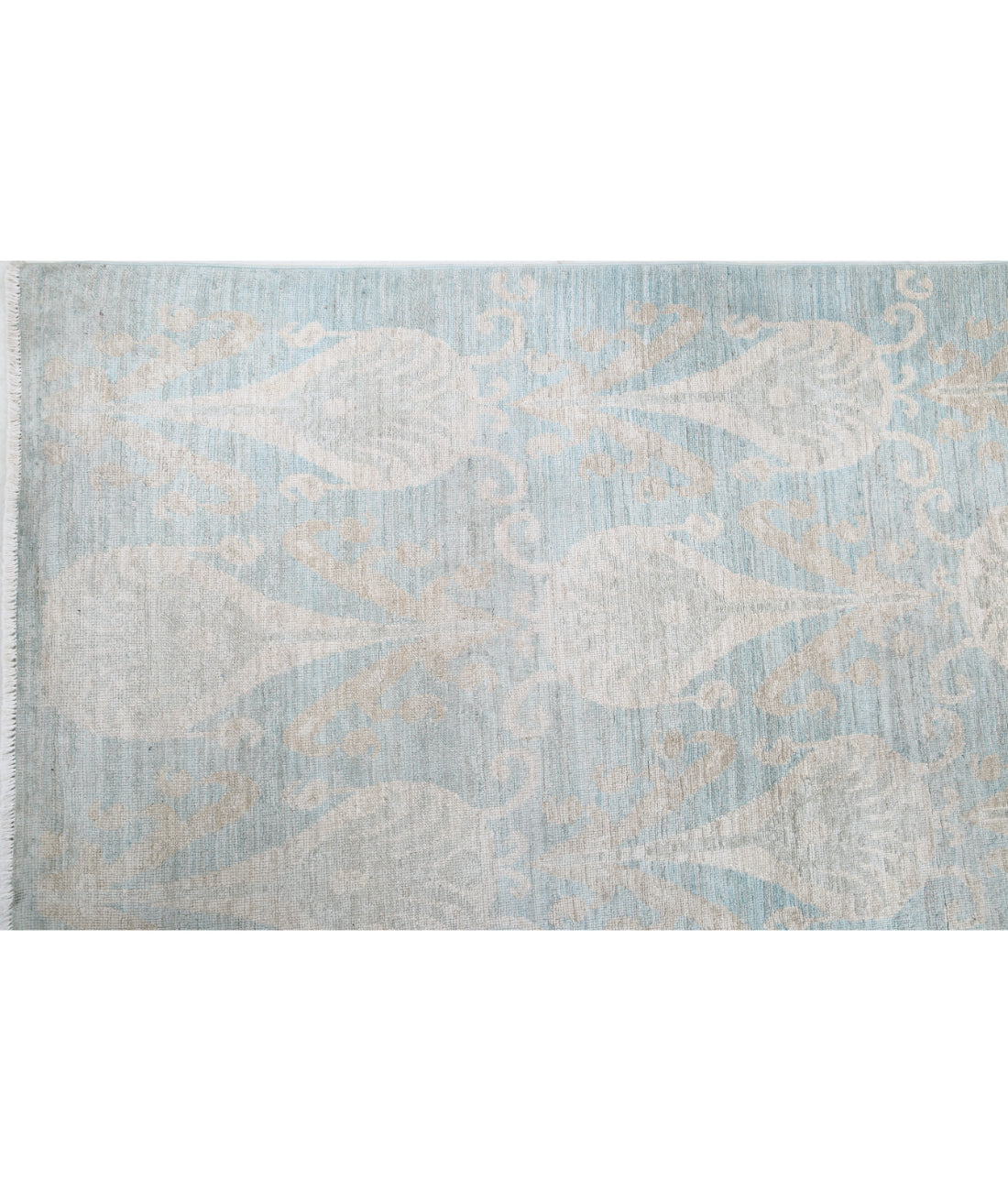 Artemix 11'4'' X 14'2'' Hand-Knotted Wool Rug 11'4'' x 14'2'' (340 X 425) / Blue / Blue