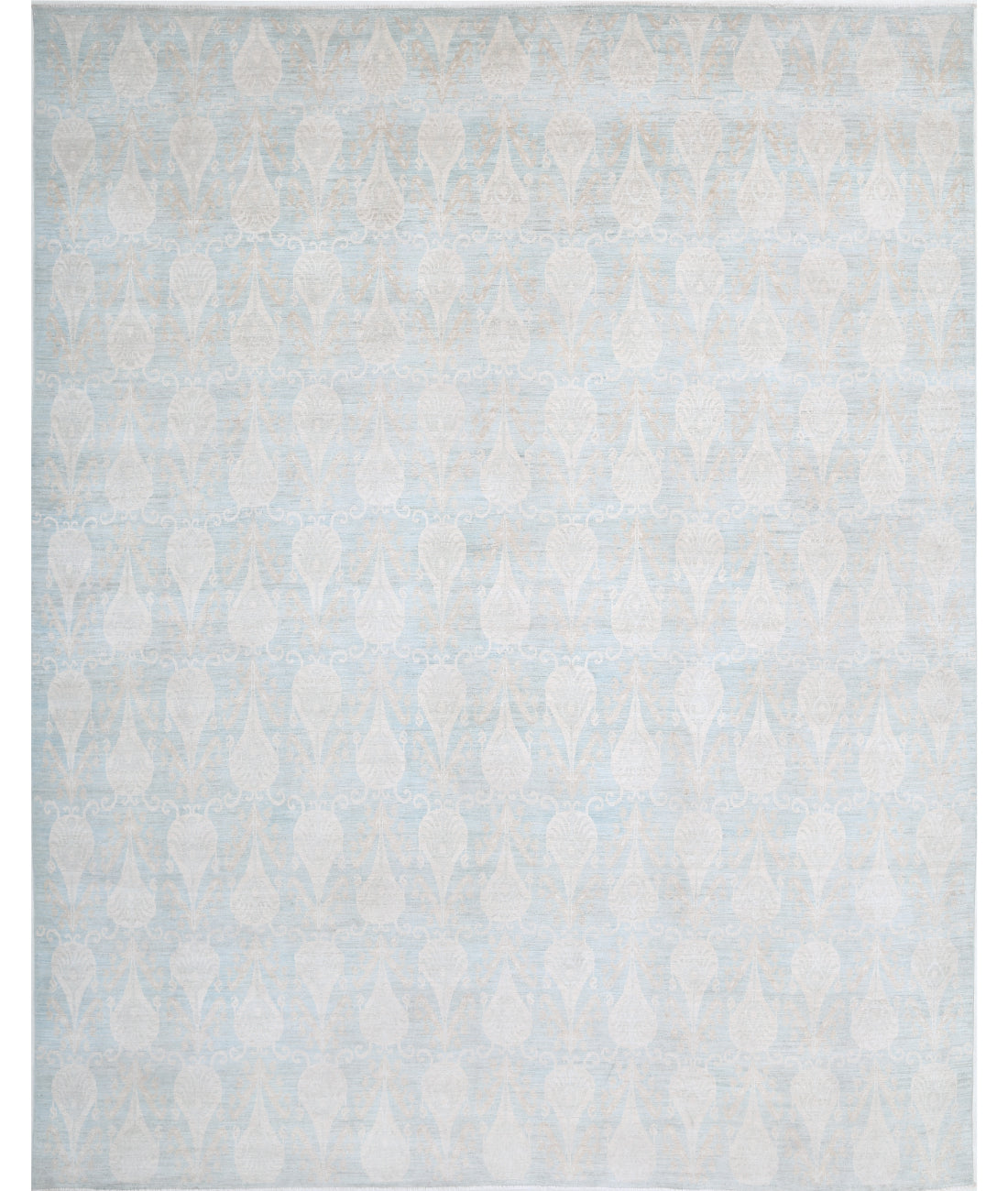 Artemix 11'4'' X 14'2'' Hand-Knotted Wool Rug 11'4'' x 14'2'' (340 X 425) / Blue / Blue