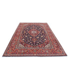 Kashan 6'5'' X 10'3'' Hand-Knotted Wool Rug 6'5'' x 10'3'' (193 X 308) / Blue / Red