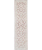 Serenity 3'0'' X 13'3'' Hand-Knotted Wool Rug 3'0'' x 13'3'' (90 X 398) / Brown / Ivory