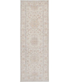 Serenity 2'7'' X 7'8'' Hand-Knotted Wool Rug 2'7'' x 7'8'' (78 X 230) / Ivory / Ivory