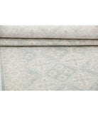 Serenity 2'7'' X 8'1'' Hand-Knotted Wool Rug 2'7'' x 8'1'' (78 X 243) / Green / Ivory