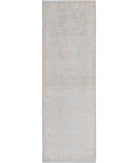 Serenity 2'8'' X 6'3'' Hand-Knotted Wool Rug 2'8'' x 6'3'' (80 X 188) / Grey / Ivory