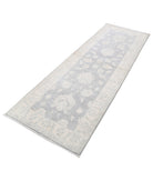 Serenity 2'8'' X 8'1'' Hand-Knotted Wool Rug 2'8'' x 8'1'' (80 X 243) / Grey / Ivory