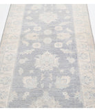 Serenity 2'8'' X 8'1'' Hand-Knotted Wool Rug 2'8'' x 8'1'' (80 X 243) / Grey / Ivory