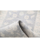 Serenity 2'8'' X 8'1'' Hand-Knotted Wool Rug 2'8'' x 8'1'' (80 X 243) / Grey / Ivory