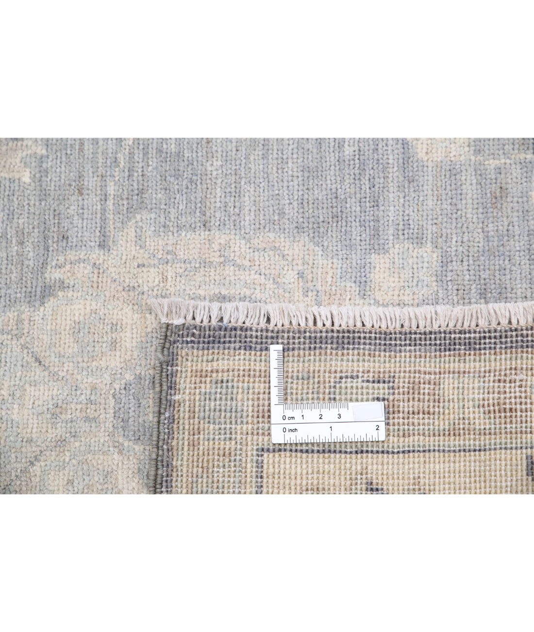 Serenity 2'8'' X 8'1'' Hand-Knotted Wool Rug 2'8'' x 8'1'' (80 X 243) / Grey / Ivory