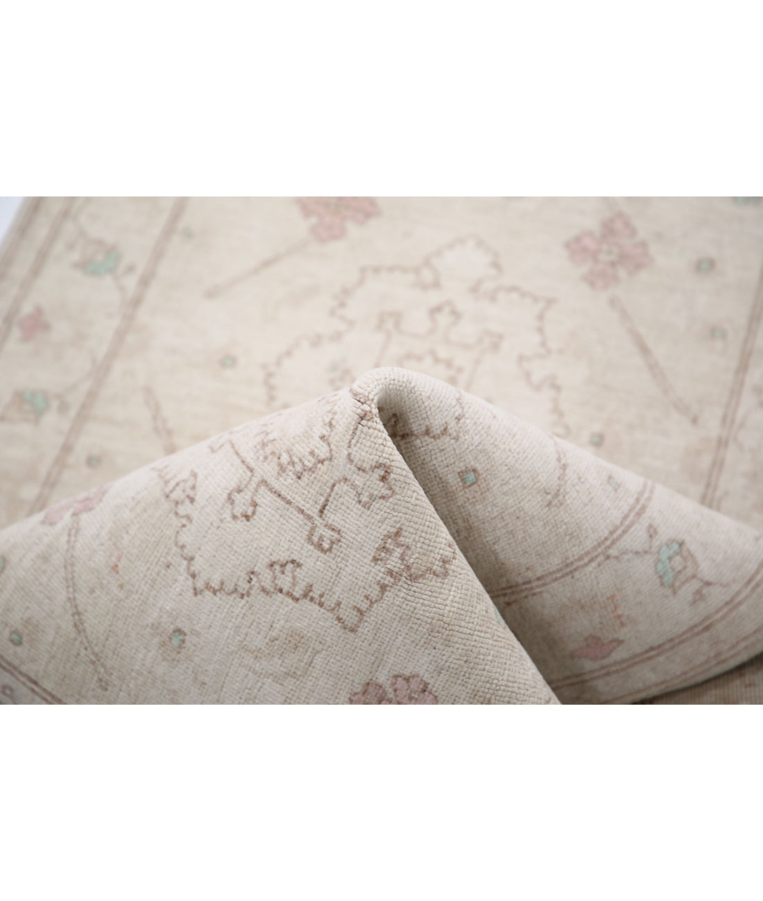 Serenity 2'8'' X 9'9'' Hand-Knotted Wool Rug 2'8'' x 9'9'' (80 X 293) / Ivory / Ivory