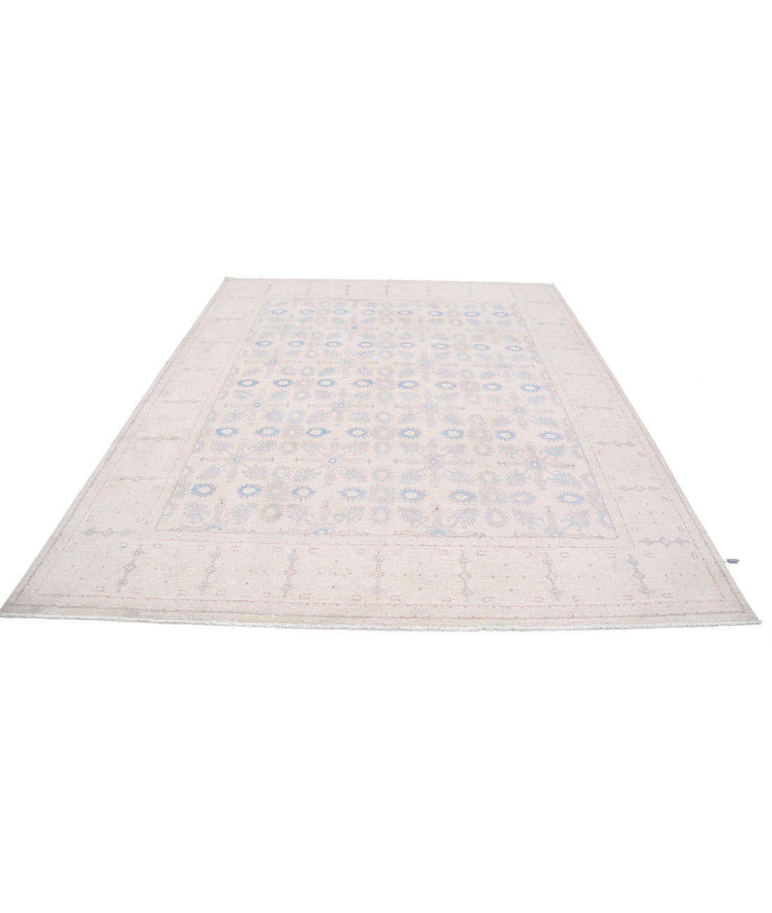 Serenity 8'0'' X 9'7'' Hand-Knotted Wool Rug 8'0'' x 9'7'' (240 X 288) / Ivory / Ivory