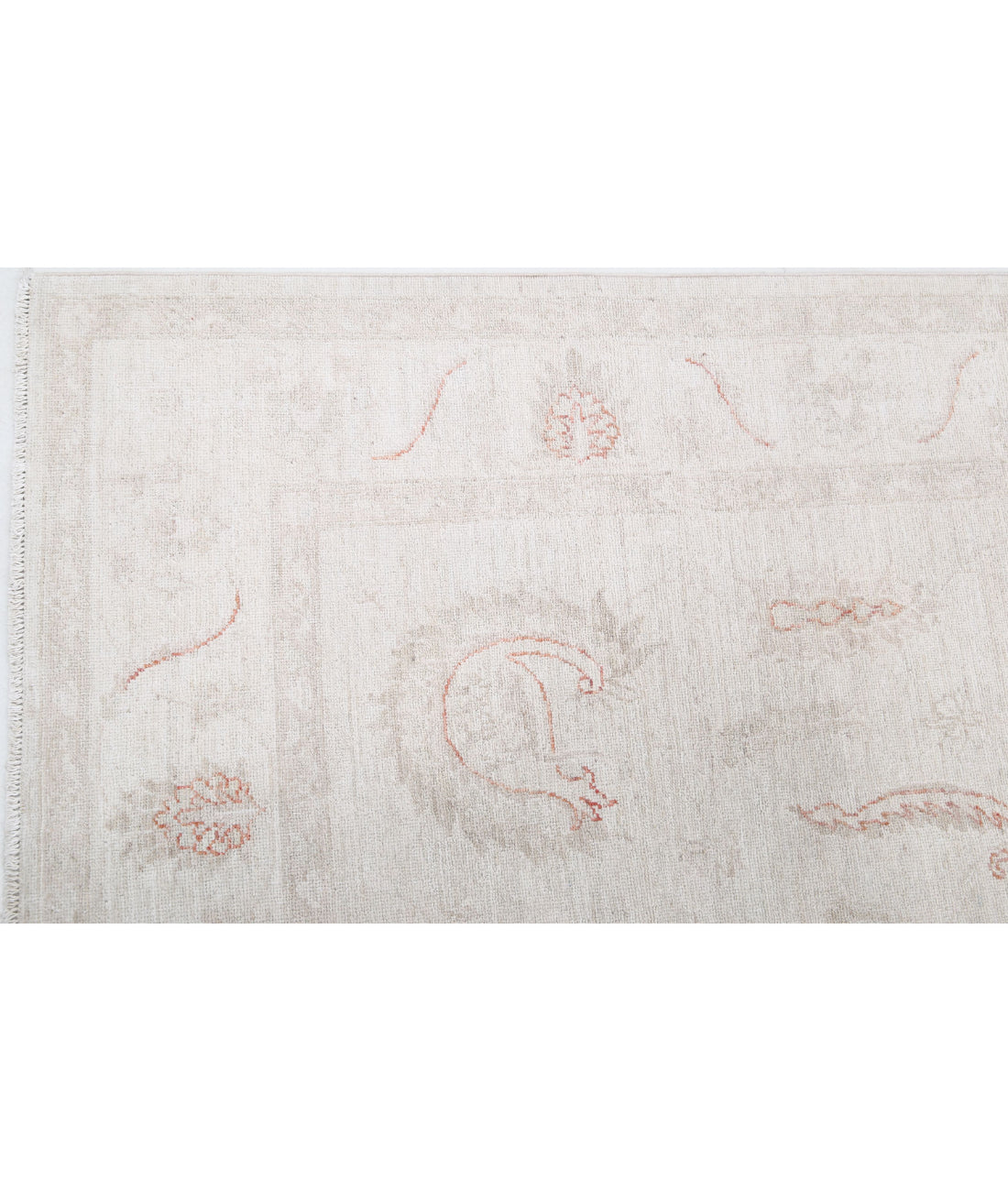 Serenity 4'11'' X 7'0'' Hand-Knotted Wool Rug 4'11'' x 7'0'' (148 X 210) / Ivory / Ivory
