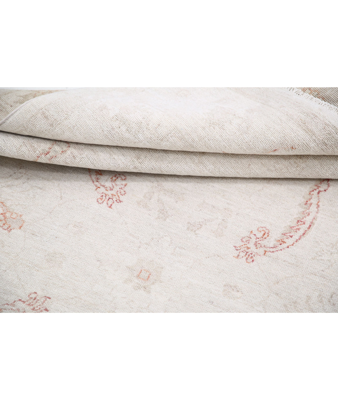 Serenity 4'11'' X 7'0'' Hand-Knotted Wool Rug 4'11'' x 7'0'' (148 X 210) / Ivory / Ivory