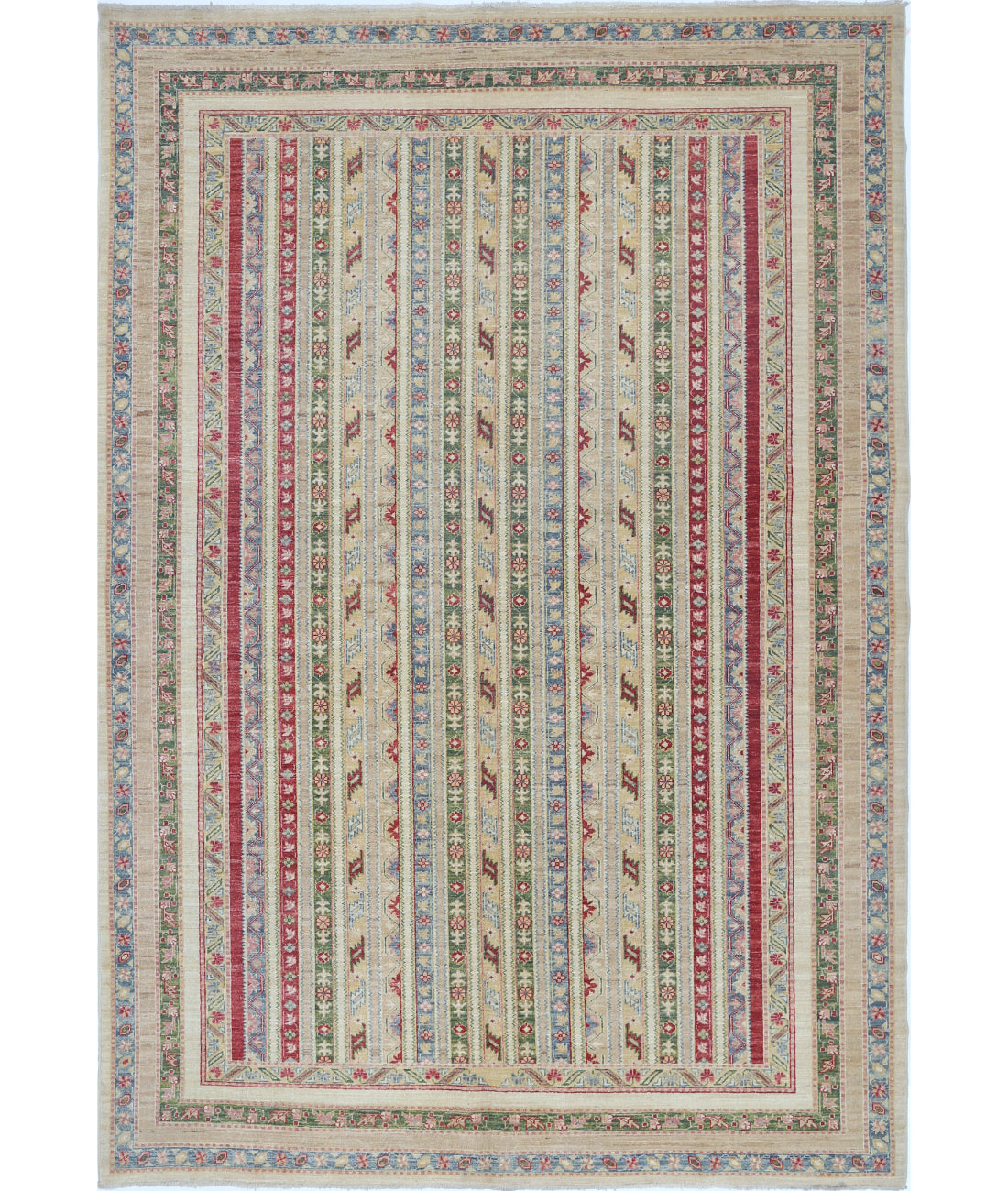 Shaal 6'9'' X 9'9'' Hand-Knotted Wool Rug 6'9'' x 9'9'' (203 X 293) / Multi / Multi