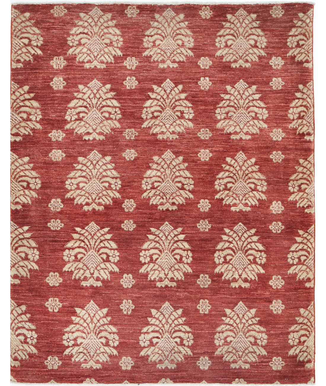 Ziegler 3'2'' X 4'0'' Hand-Knotted Wool Rug 3'2'' x 4'0'' (95 X 120) / Red / Red