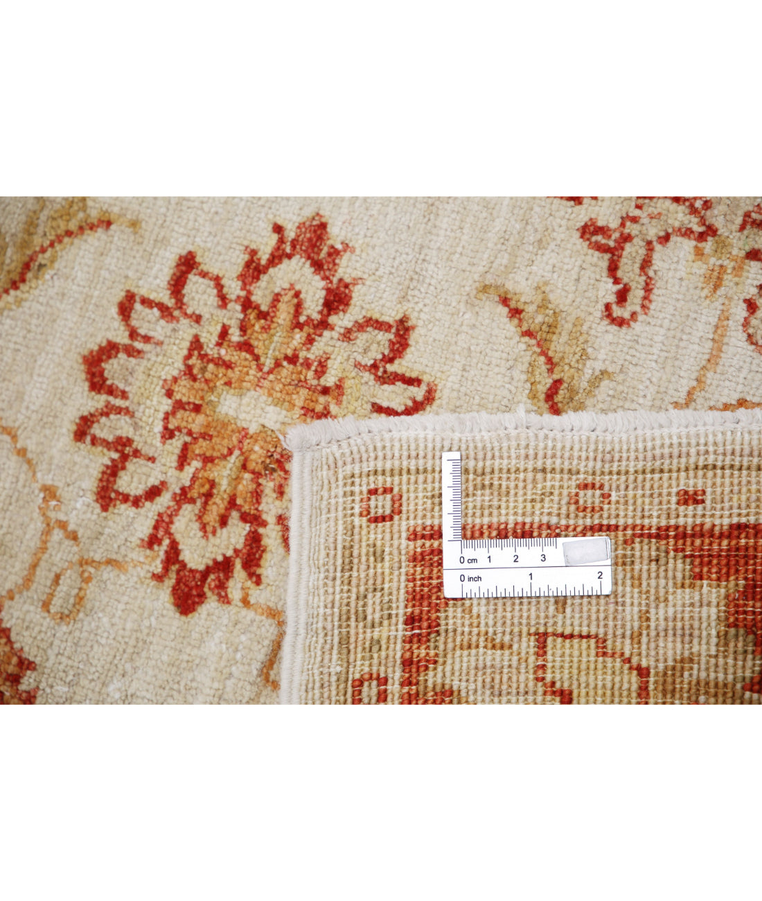 Ziegler 2'9'' X 3'10'' Hand-Knotted Wool Rug 2'9'' x 3'10'' (83 X 115) / Ivory / Red