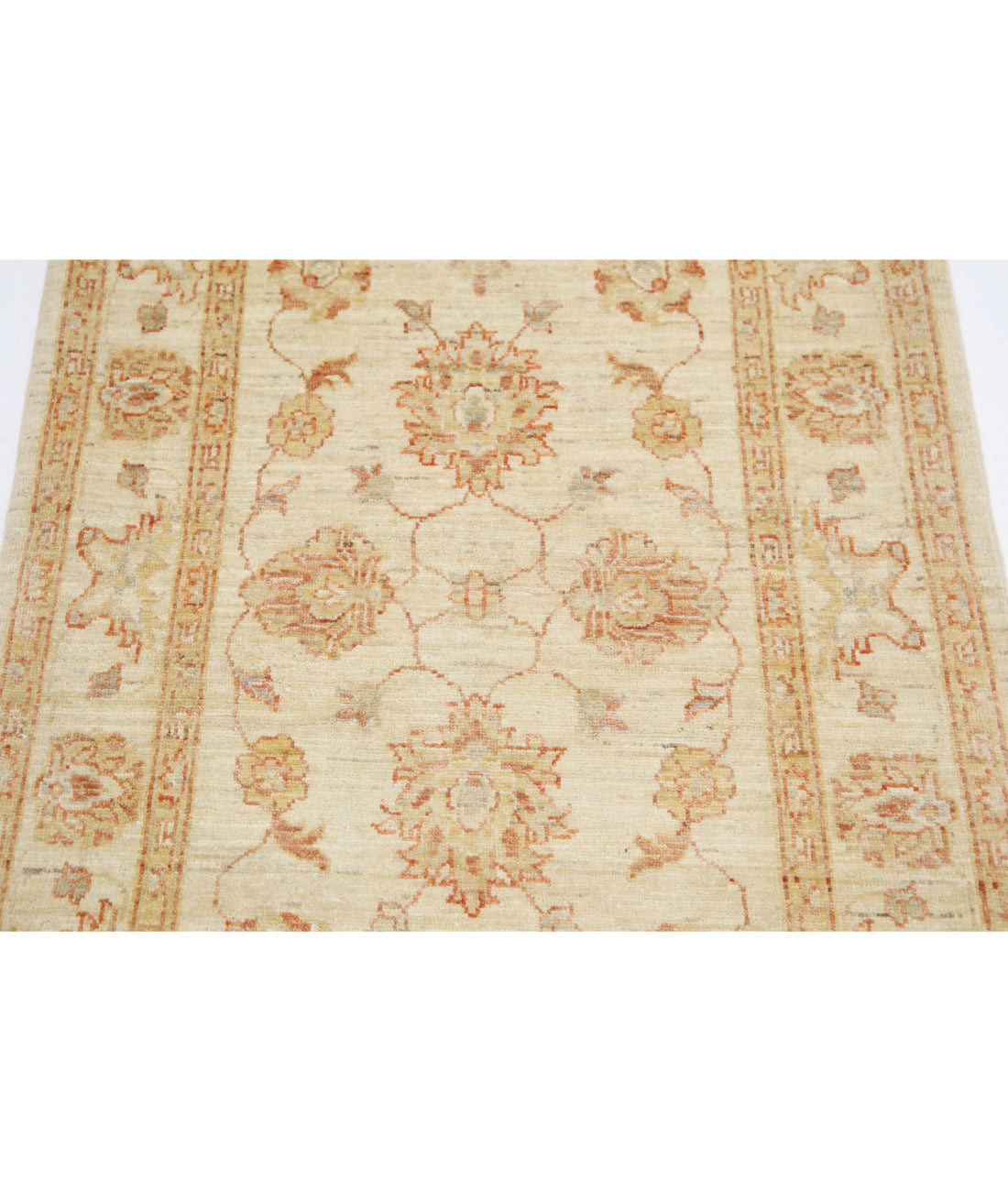 Ziegler 2'9'' X 4'2'' Hand-Knotted Wool Rug 2'9'' x 4'2'' (83 X 125) / Ivory / Ivory