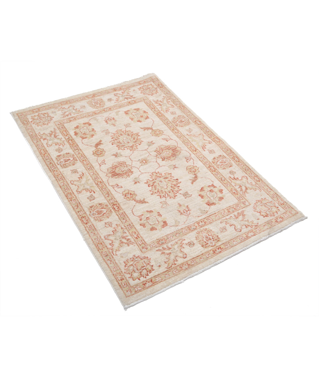 Ziegler 2'9'' X 3'10'' Hand-Knotted Wool Rug 2'9'' x 3'10'' (83 X 115) / Ivory / Ivory