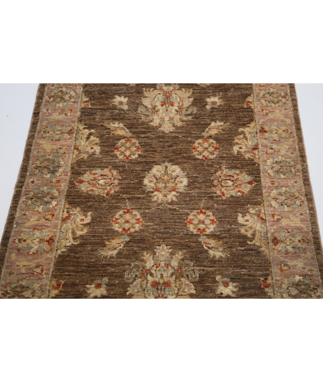 Ziegler 2'8'' X 3'9'' Hand-Knotted Wool Rug 2'8'' x 3'9'' (80 X 113) / Brown / Brown