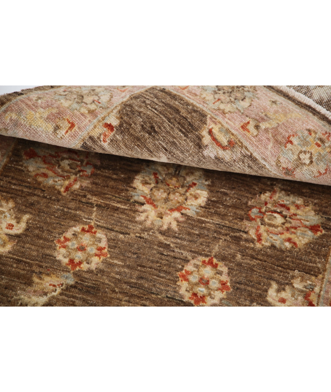 Ziegler 2'8'' X 3'9'' Hand-Knotted Wool Rug 2'8'' x 3'9'' (80 X 113) / Brown / Brown