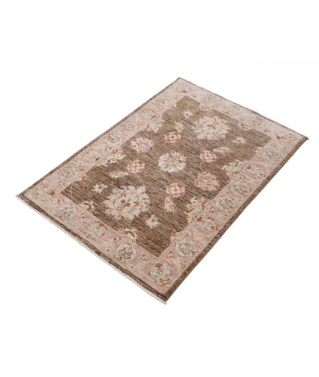 Ziegler 2'7'' X 3'9'' Hand-Knotted Wool Rug 2'7'' x 3'9'' (78 X 113) / Brown / Brown