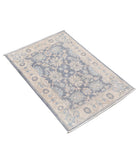 Serenity 2'0'' X 2'11'' Hand-Knotted Wool Rug 2'0'' x 2'11'' (60 X 88) / Grey / Ivory