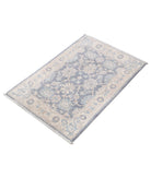 Serenity 2'0'' X 2'11'' Hand-Knotted Wool Rug 2'0'' x 2'11'' (60 X 88) / Grey / Ivory