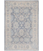 Serenity 2'0'' X 2'11'' Hand-Knotted Wool Rug 2'0'' x 2'11'' (60 X 88) / Grey / Ivory