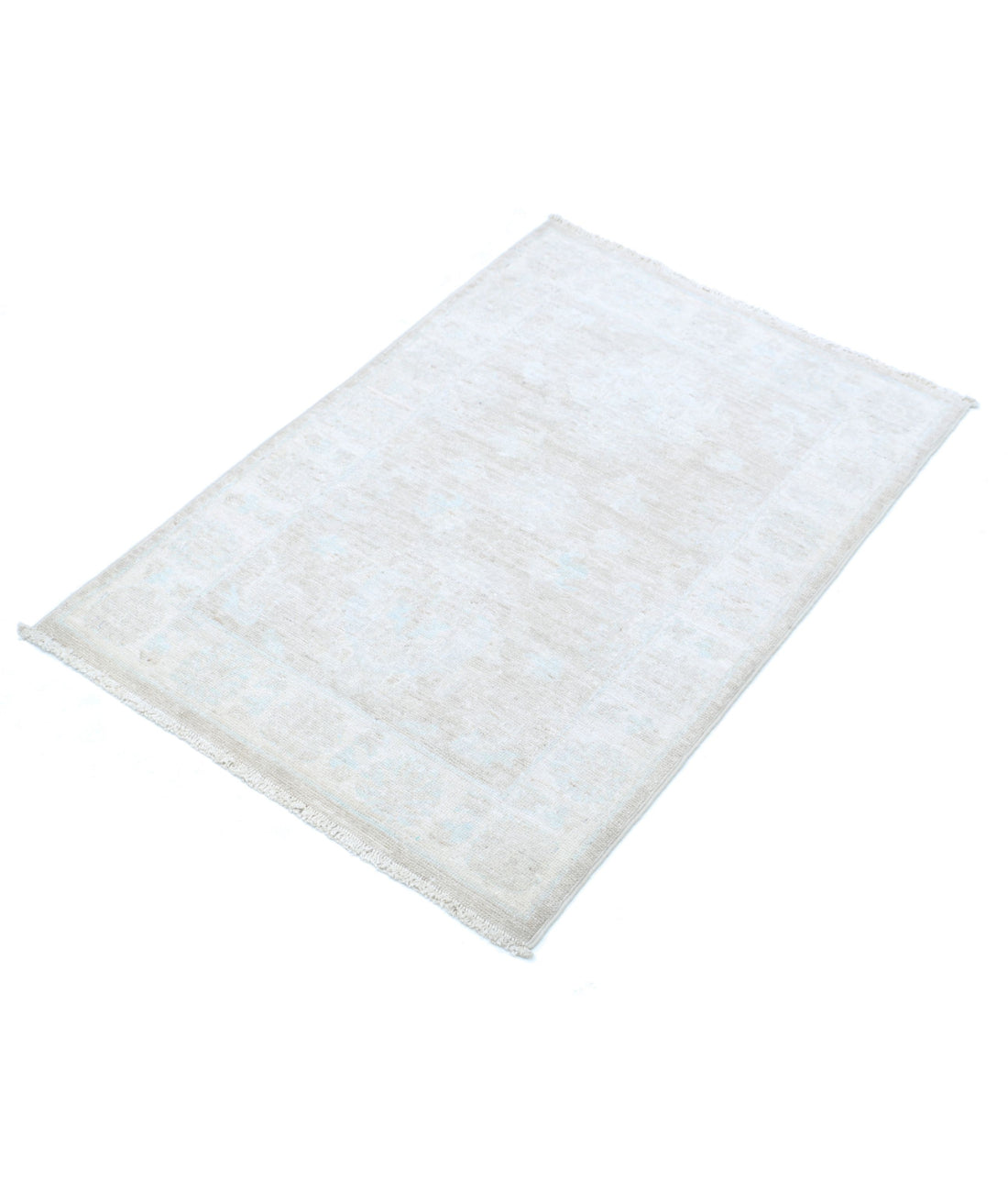 Serenity 2'2'' X 3'2'' Hand-Knotted Wool Rug 2'2'' x 3'2'' (65 X 95) / Brown / Ivory