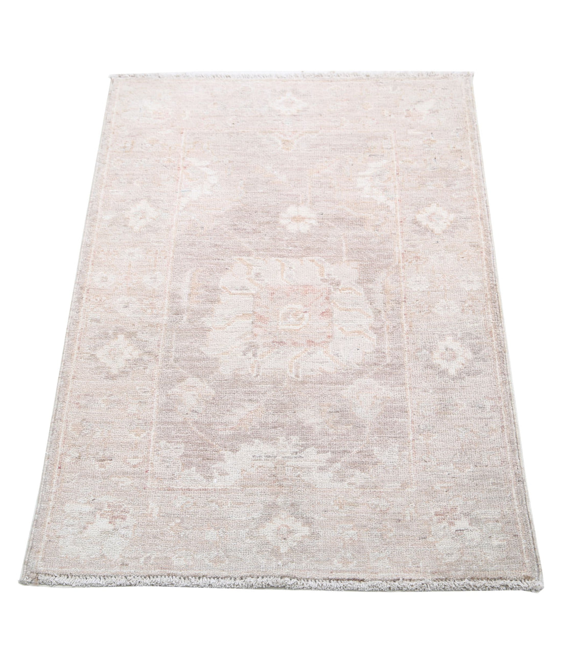 Serenity 1'11'' X 2'11'' Hand-Knotted Wool Rug 1'11'' x 2'11'' (58 X 88) / Brown / Brown
