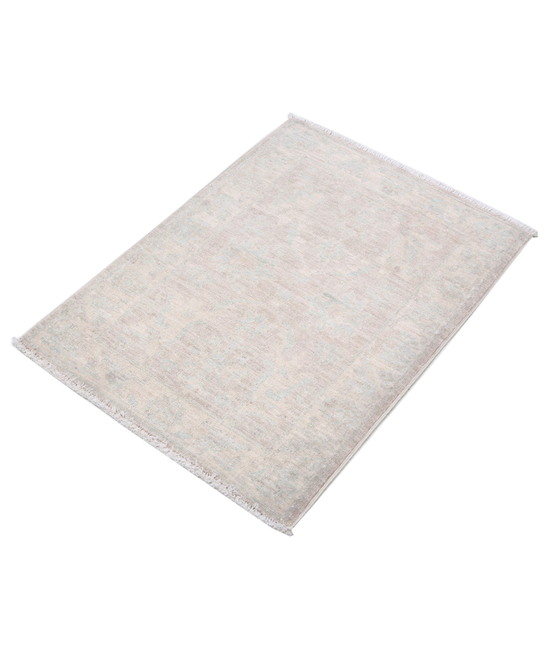 Serenity 2'1'' X 2'10'' Hand-Knotted Wool Rug 2'1'' x 2'10'' (63 X 85) / Brown / Ivory