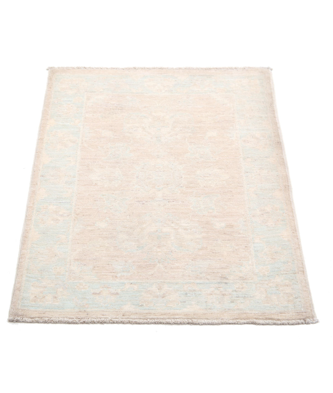 Serenity 2'3'' X 3'1'' Hand-Knotted Wool Rug 2'3'' x 3'1'' (68 X 93) / Brown / Grey