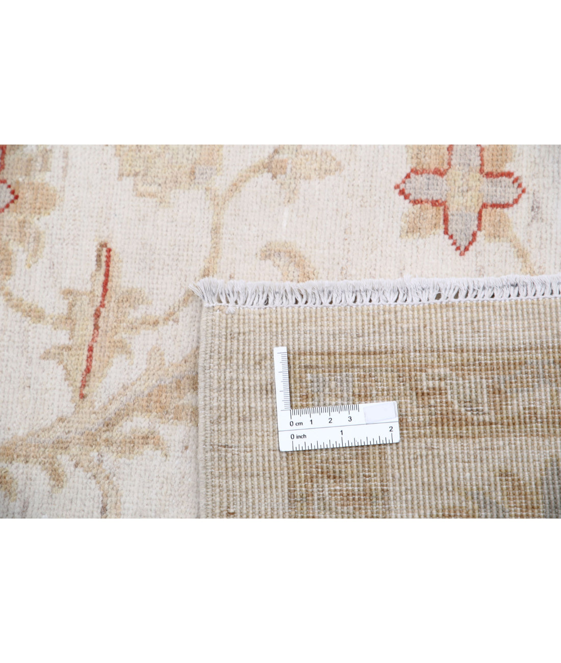 Serenity 5'8'' X 7'6'' Hand-Knotted Wool Rug 5'8'' x 7'6'' (170 X 225) / Ivory / Ivory