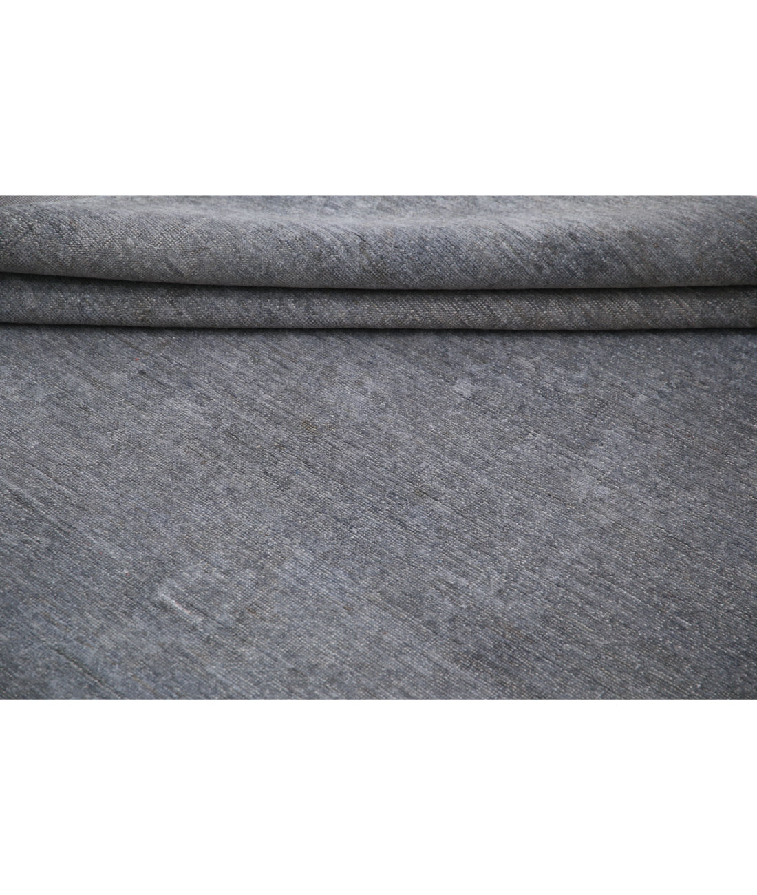Overdye 9'8'' X 13'9'' Hand-Knotted Wool Rug 9'8'' x 13'9'' (290 X 413) / Grey / Grey