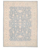 Hand Knotted Serenity Wool Rug - 8'8'' x 12'0'' 8' 8" X 12' 0" ( 264 X 366 ) / Blue / Ivory