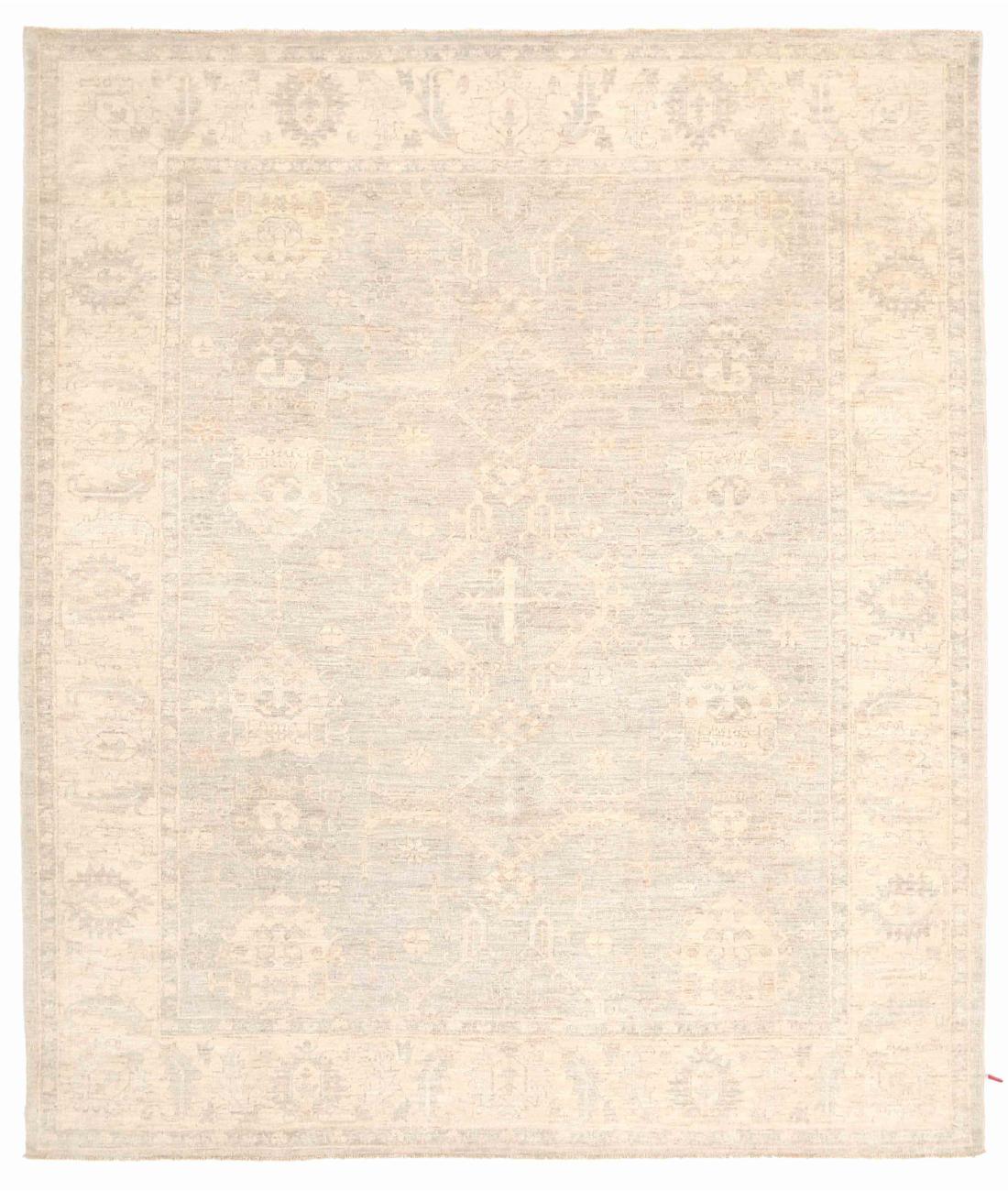 Hand Knotted Serenity Wool Rug - 4'1'' x 17'2'' 4' 1" X 17' 2" ( 124 X 523 ) / Blue / Ivory