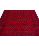 Afghan 6'4'' X 9'3'' Hand-Knotted Wool Rug 6'4'' x 9'3'' (190 X 278) / Red / Red