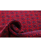 Afghan 6'5'' X 9'6'' Hand-Knotted Wool Rug 6'5'' x 9'6'' (193 X 285) / Red / Red