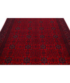 Afghan 6'8'' X 9'8'' Hand-Knotted Wool Rug 6'8'' x 9'8'' (200 X 290) / Red / Red