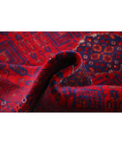 Afghan 4'11'' X 6'3'' Hand-Knotted Wool Rug 4'11'' x 6'3'' (148 X 188) / Red / Red