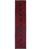 Afghan 2'6'' X 12'1'' Hand-Knotted Wool Rug 2'6'' x 12'1'' (75 X 363) / Red / N/A