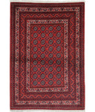 Afghan 2'7'' X 3'9'' Hand-Knotted Wool Rug 2'7'' x 3'9'' (78 X 113) / Red / N/A