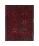 Afghan 4'1'' X 6'3'' Hand-Knotted Wool Rug 4'1'' x 6'3'' (123 X 188) / Red / N/A