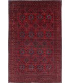 Afghan 10'0'' X 15'7'' Hand-Knotted Wool Rug 10'0'' x 15'7'' (300 X 468) / Red / N/A