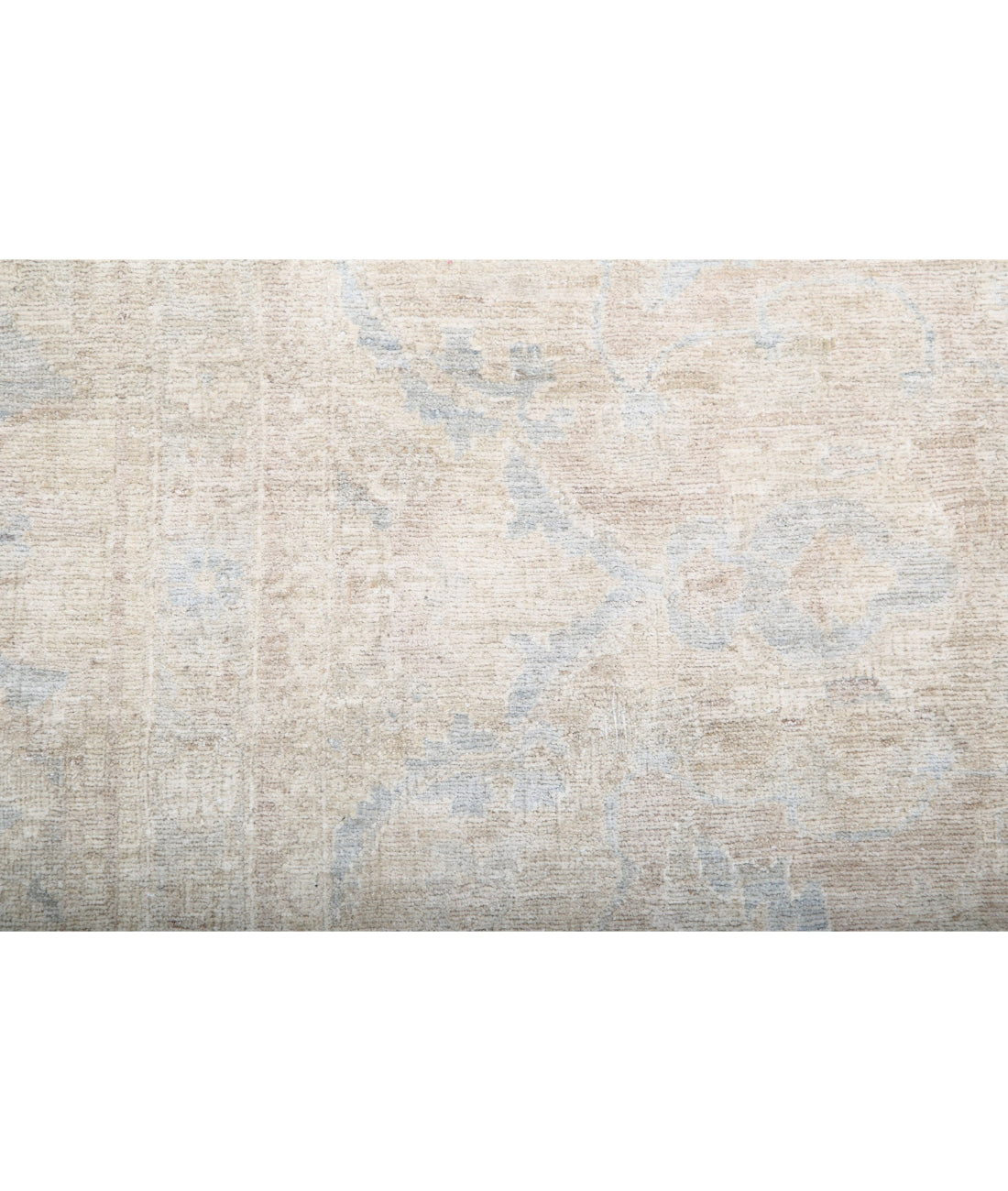 Ariana 7'11'' X 10'0'' Hand-Knotted Wool Rug 7'11'' x 10'0'' (238 X 300) / Ivory / Blue
