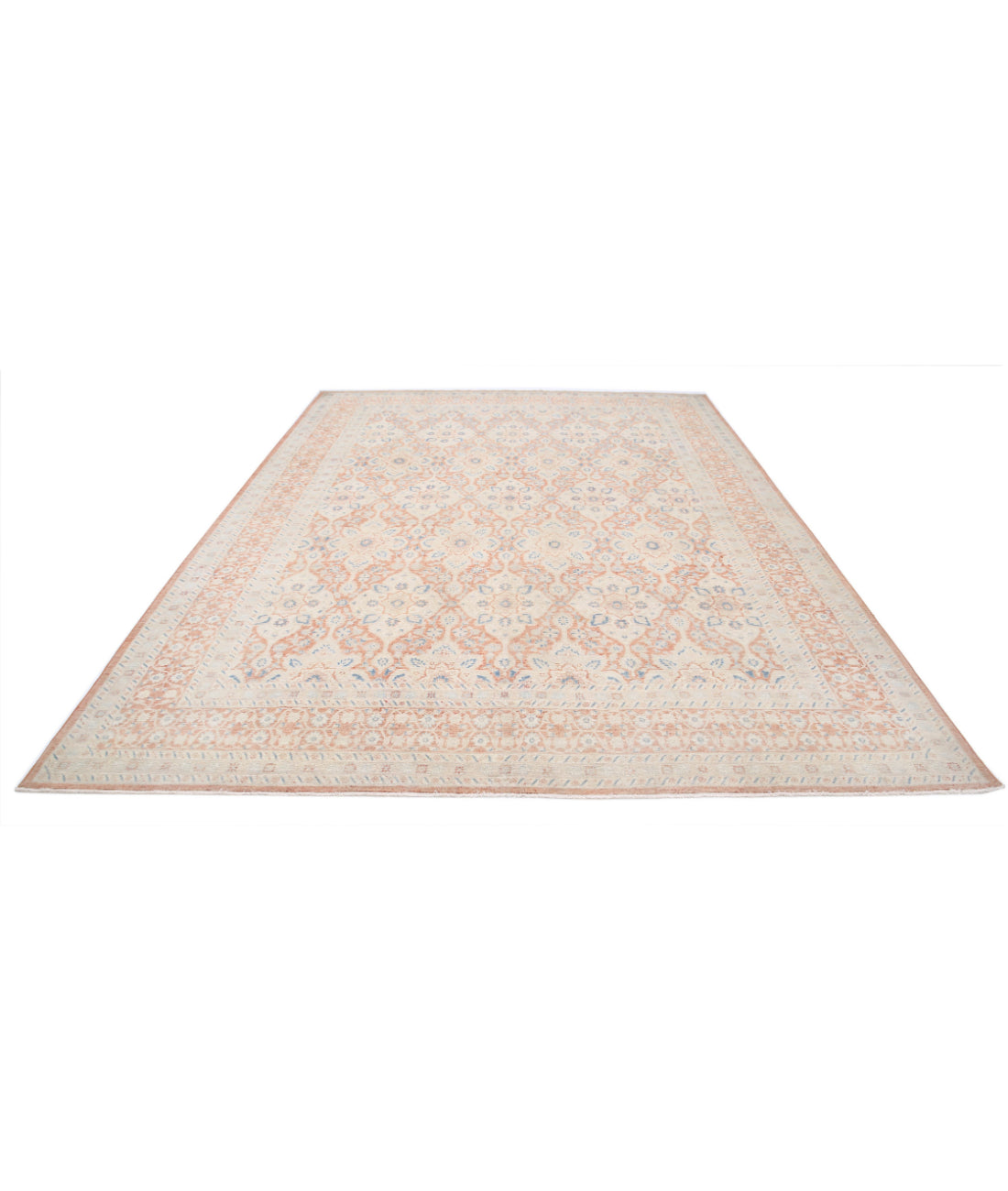 Ariana 9'1'' X 12'4'' Hand-Knotted Wool Rug 9'1'' x 12'4'' (273 X 370) / Rust / Rust