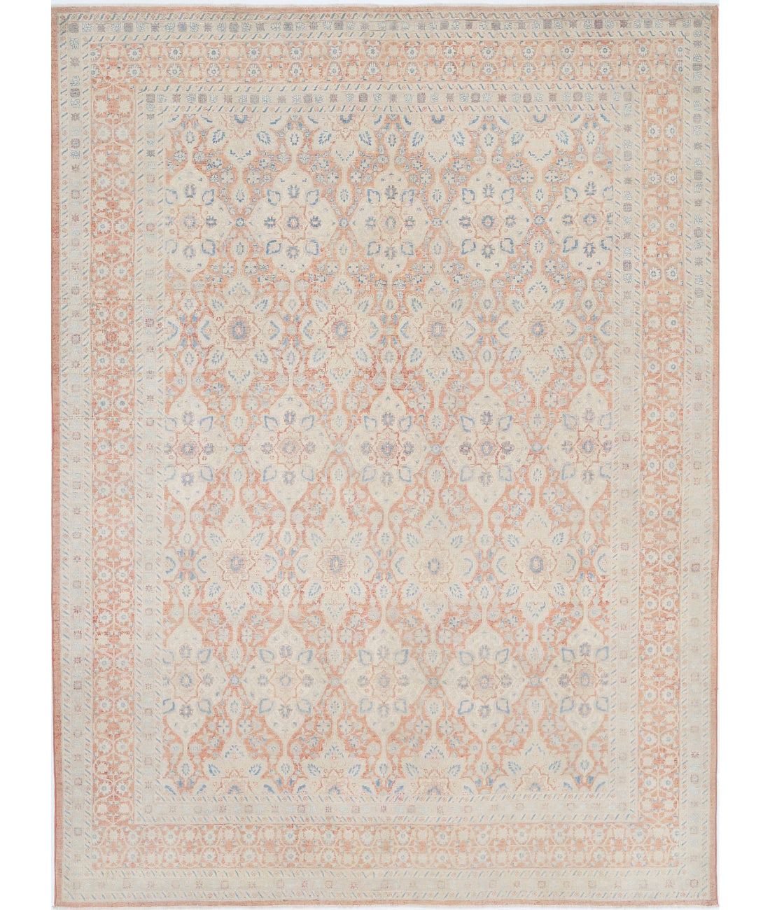 Ariana 9'1'' X 12'4'' Hand-Knotted Wool Rug 9'1'' x 12'4'' (273 X 370) / Rust / Rust