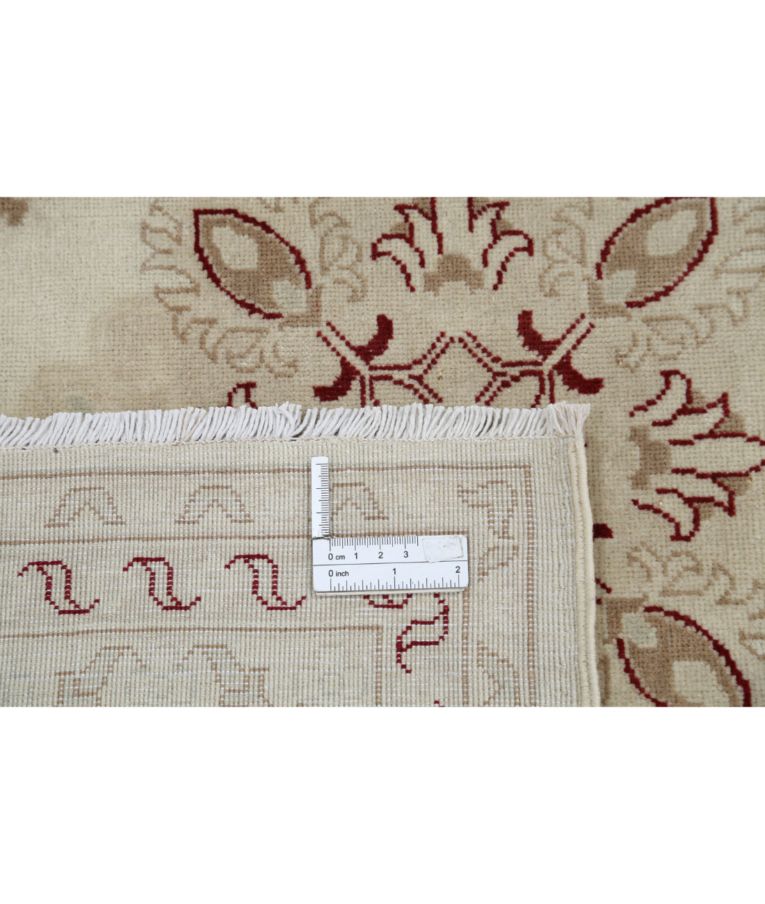 Ariana 9'0'' X 12'0'' Hand-Knotted Wool Rug 9'0'' x 12'0'' (270 X 360) / Ivory / Beige