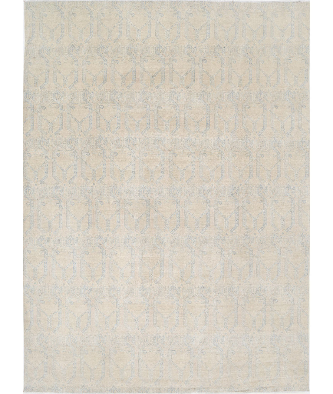 Artemix 10'0'' X 13'9'' Hand-Knotted Wool Rug 10'0'' x 13'9'' (300 X 413) / Beige / Blue