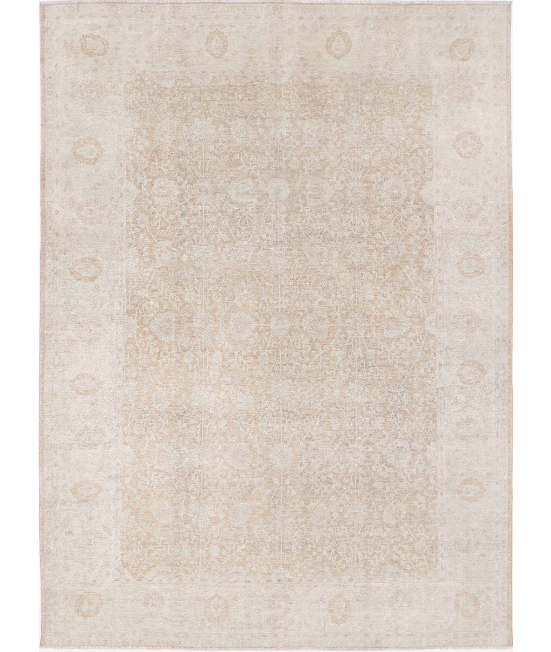 Ariana 8'0'' X 10'10'' Hand-Knotted Wool Rug 8'0'' x 10'10'' (240 X 325) / Taupe / Ivory