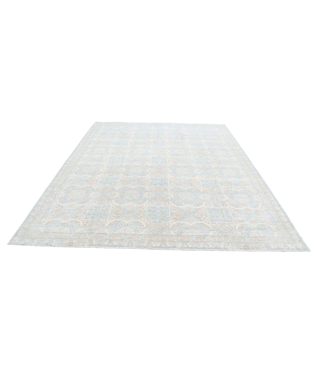 Ariana 8'0'' X 10'4'' Hand-Knotted Wool Rug 8'0'' x 10'4'' (240 X 310) / Grey / Ivory